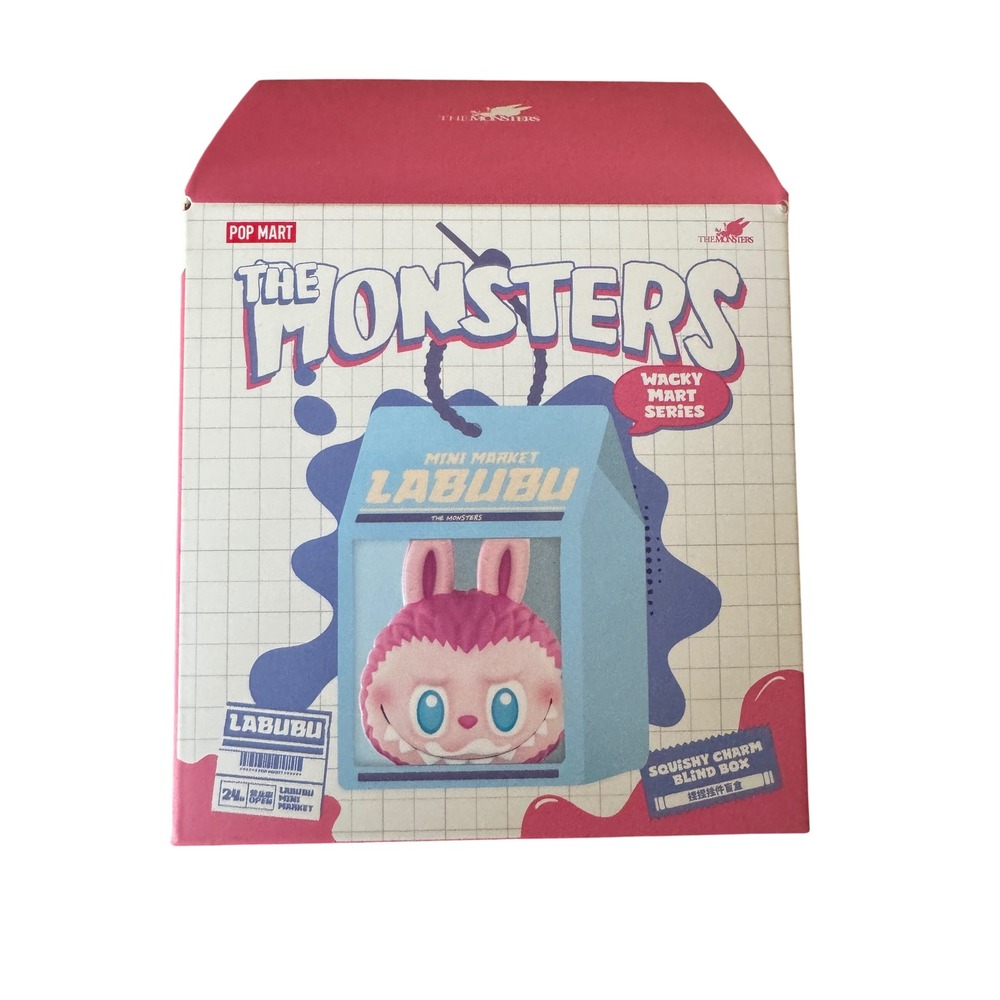 POP MART The Monsters‎ Wacky Mart Series Labubu Squishy Charm Blind Box